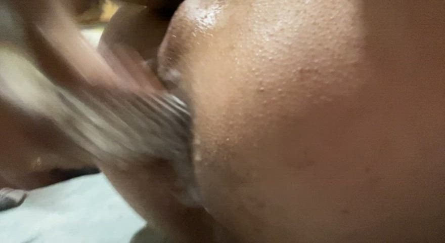 Just a close up of me getting my hole nice and creamy &lt;3