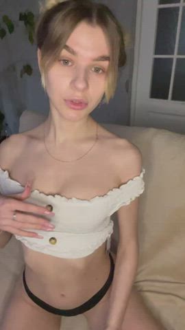 cute teen tits gif
