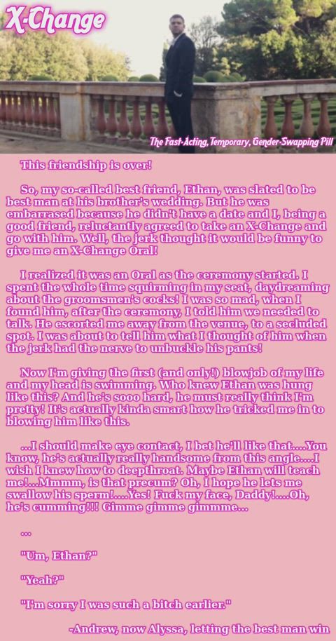 blowjob caption xchange sissycaption x-change gif
