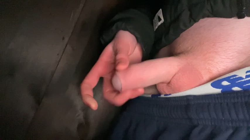 bwc outdoor piss uncircumcised gif