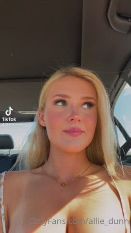 blonde pretty tits gif