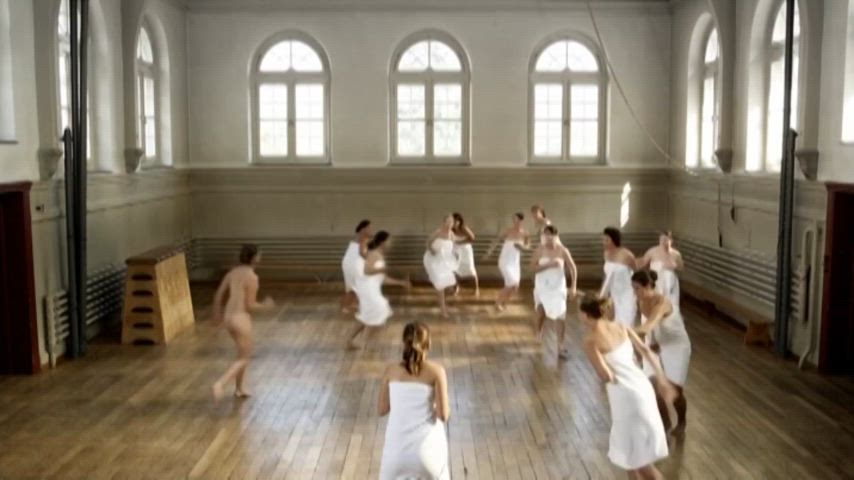 german group gym nudity sport swiss towel gif