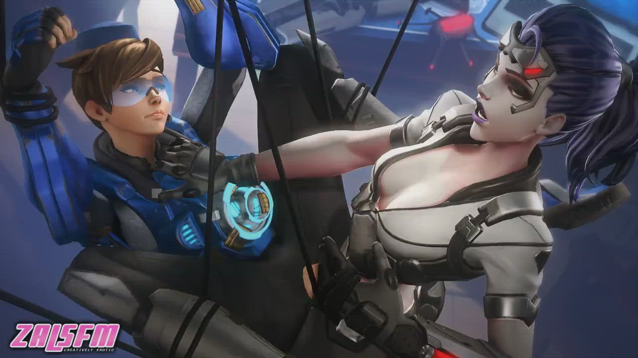 Animation Bondage Clothed Lesbian Strap On gif