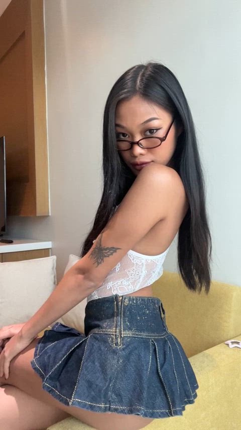 This Asian beauty knows how to keep things spicy.