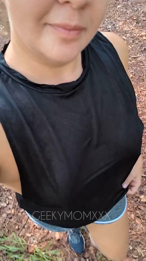 Sheer shirts are great for teasing 😁