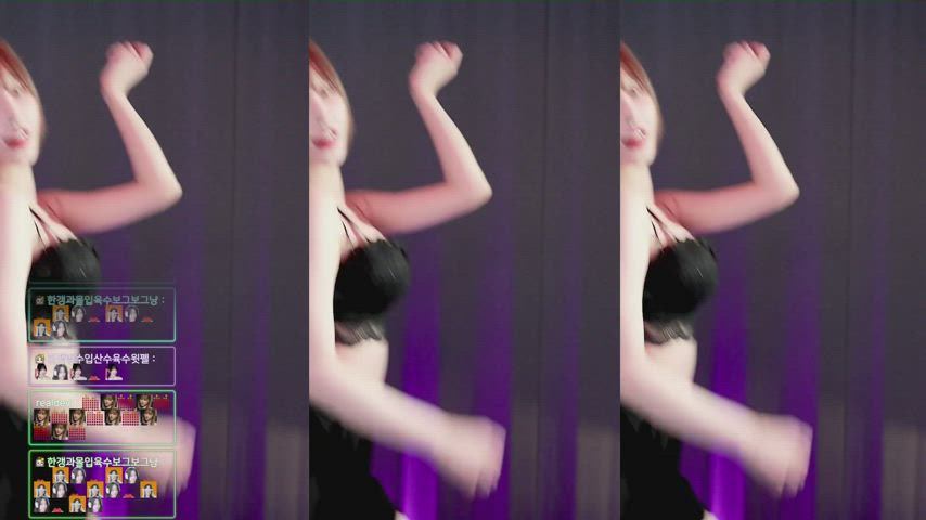 asian big tits dancing korean gif