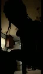 Ebony Pole Dance Seduction gif