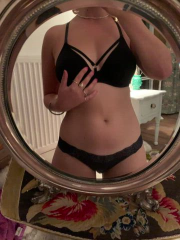 Will daddy rub my pussy and suck these huge tits?