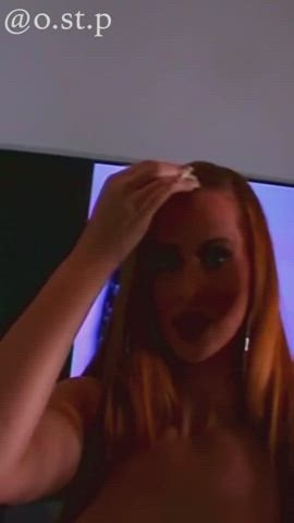 ass big ass big tits curvy milf onlyfans pawg redhead thick tits gif