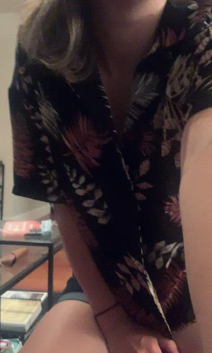 Shaking them out of my top!
