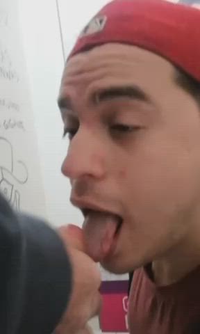 cum cum in mouth cumshot toilet gif