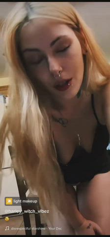 Braless Downblouse Nipple Nipple Piercing Nipples Nipslip gif