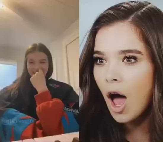 Hailee Steinfeld Cum Tribute Reaction