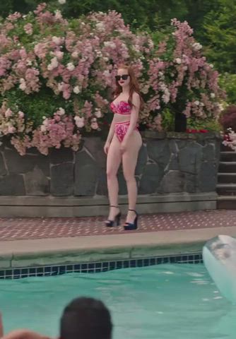Big Ass Big Tits Bikini Celebrity Legs Madelaine Petsch Pale Redhead gif