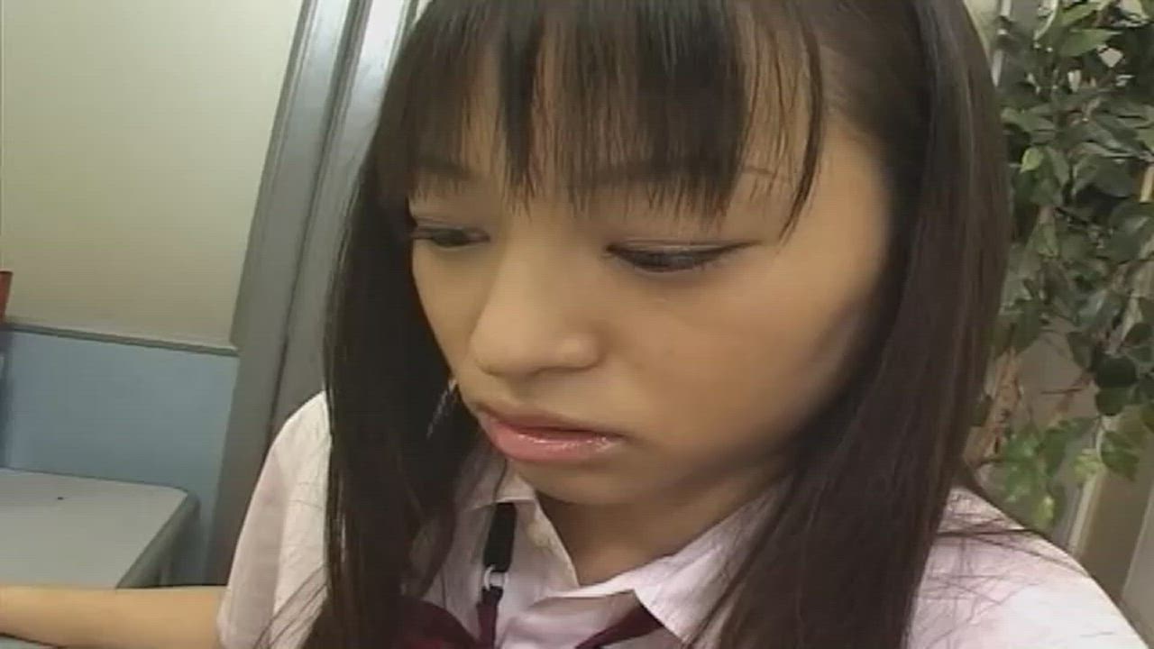Asian Babe Censored Female Girls JAV Japanese Jav Model Kawaii Girl Teen Women gif