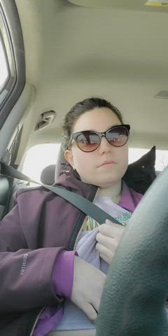 Exposing myself in traffic