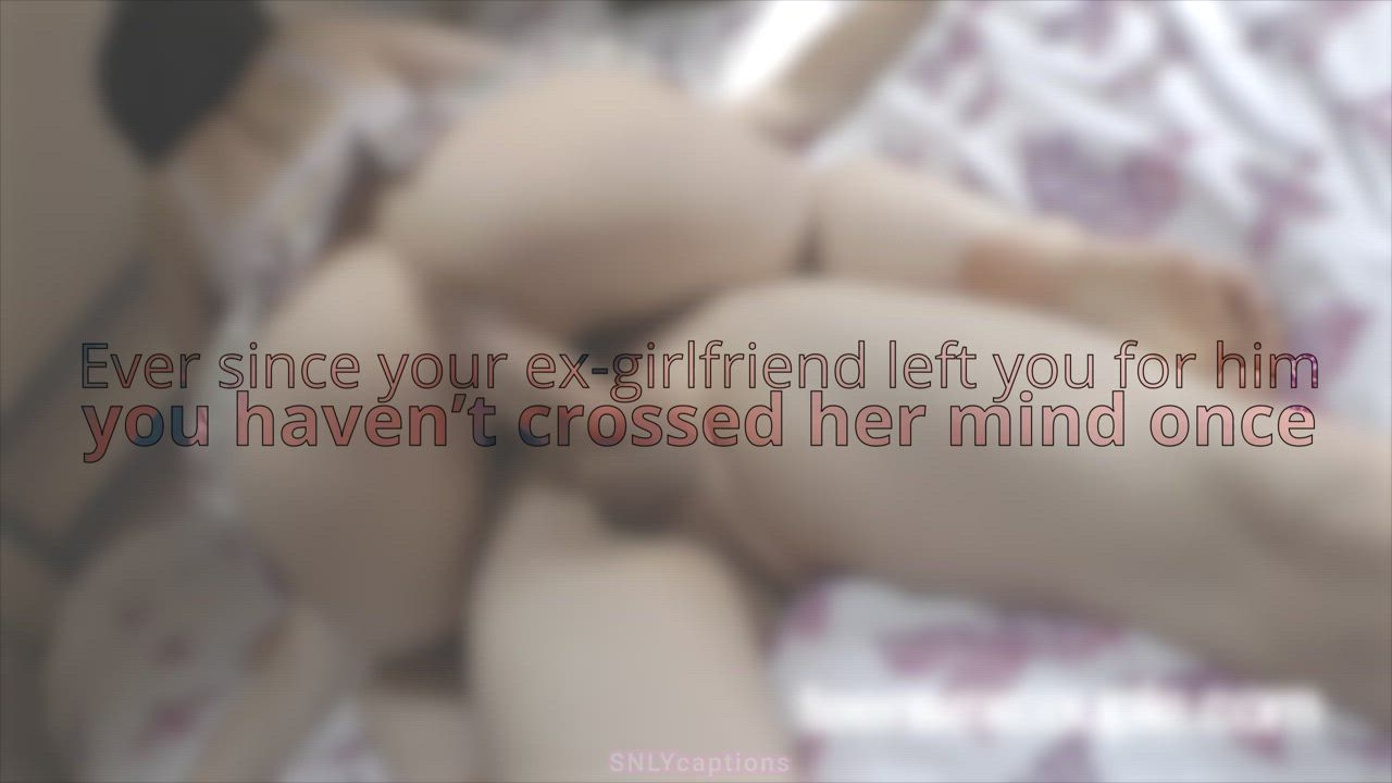 Caption Cuckold Ex-Girlfriend Hotwife gif