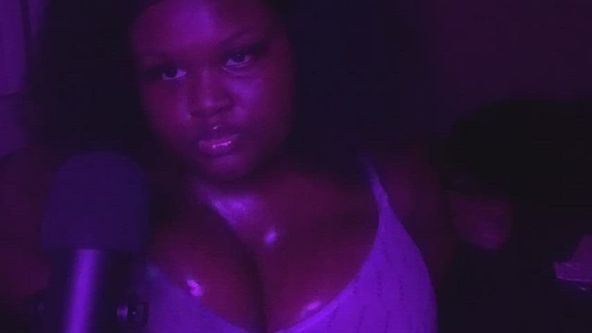 BBW Big Tits Ebony gif