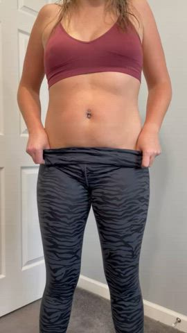 Sexy little strip hiding under my leggings