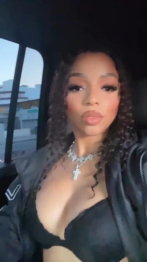 boobs celebrity ebony gif