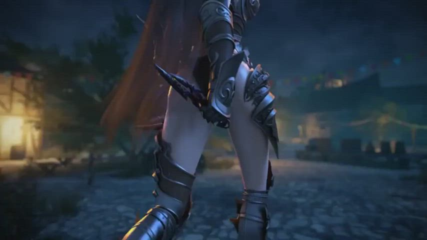 3d animation ass shaking gif