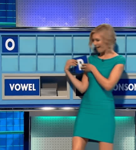 Blonde Celebrity Dress MILF Smile Tight gif