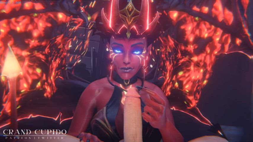3d animation blowjob monster girl pov rule34 gif