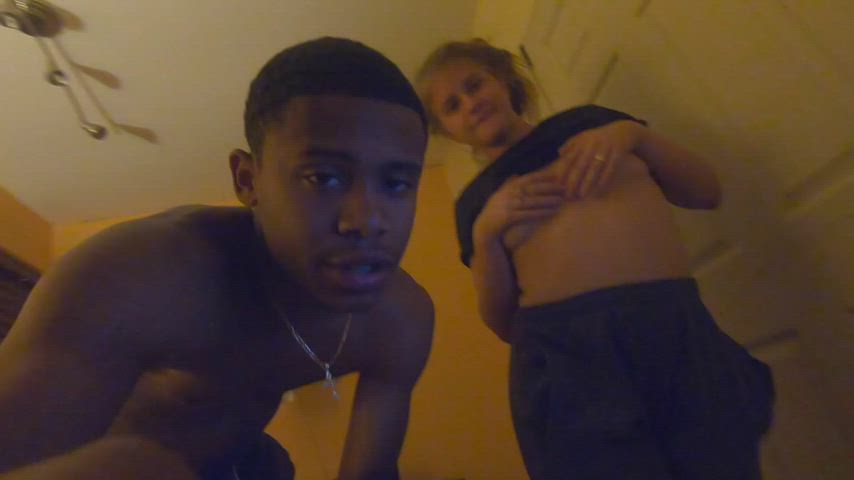 bbc blonde interracial teen gif