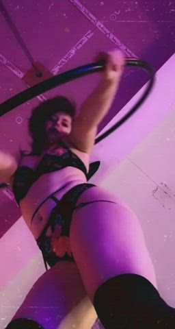 Stop squirming my pet, stay still while I stand on you... [F]