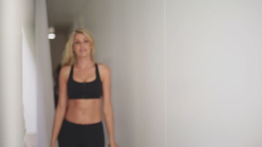 Blonde Brazilian Model gif