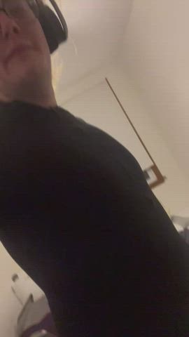 clit rubbing gay sissy gif