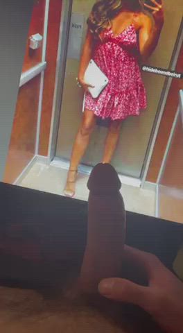 Lemme slap your girl feet with my cock
