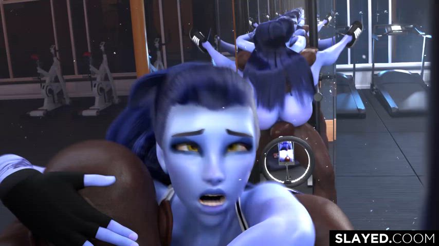 3d ahegao animation bbc big ass blacked gym interracial overwatch pounding gif