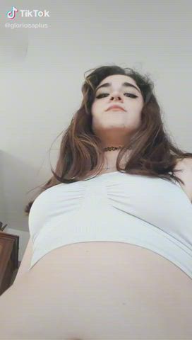 Ass Thong TikTok White Girl gif