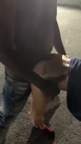 Amateur Interracial Public Teen White Girl gif