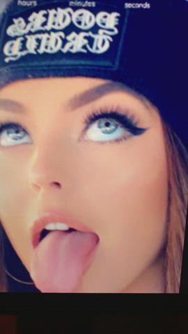celebrity cumshot facial jerk off teen tiktok gif