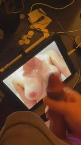 cum tribute wife gif