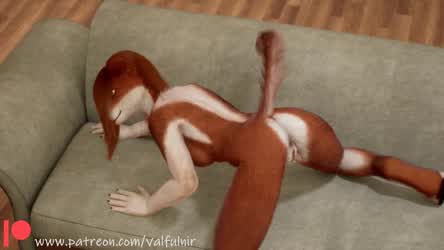 3D Animation Ass Doggystyle Gaping gif