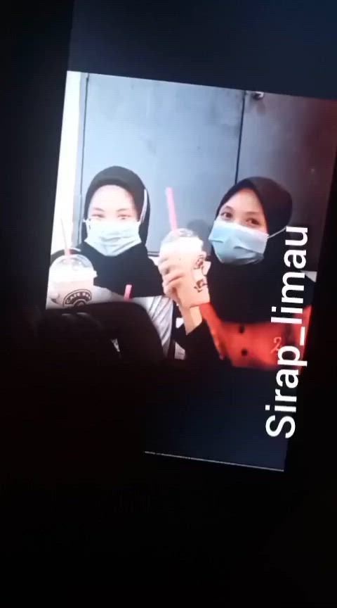 ass cum cumshot friends hijab sex gif