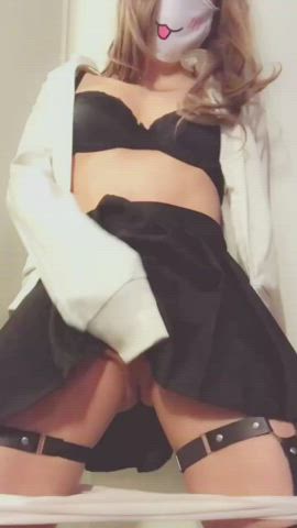 cute femboy girl dick masturbating femboys gif