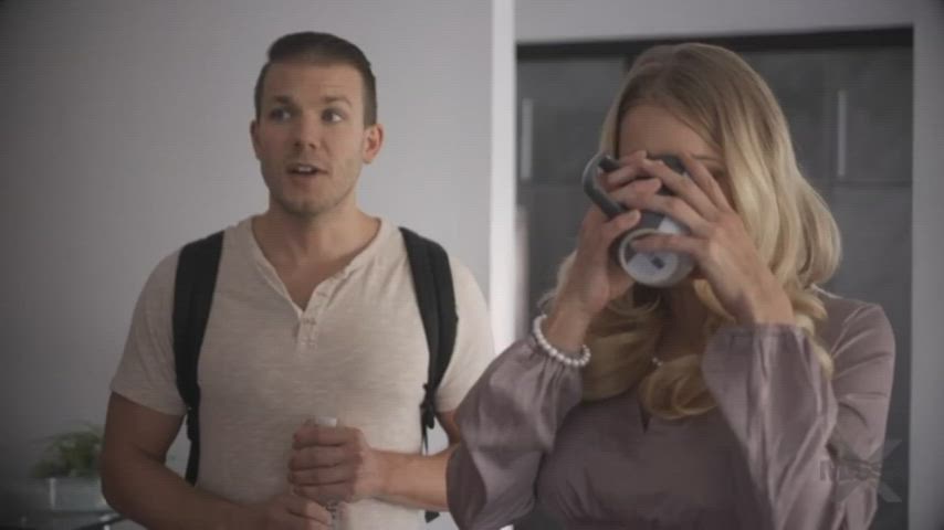 After dad went on a business trip a good son wants to help mommy get pregnant