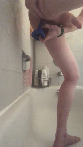 fucking myself in the shower