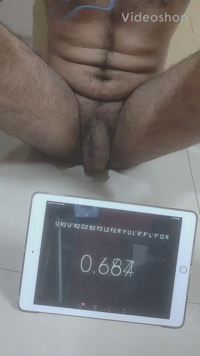 Erection Timelapse while watching pornography