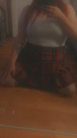 Say the right words and watch me lift this skirt for you.