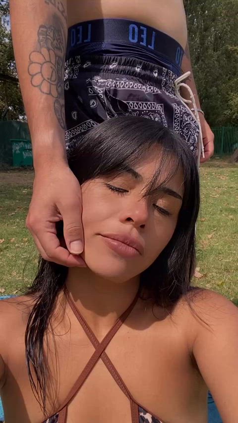 amateur big dick bikini homemade hotwife latina petite public real couple tits gif