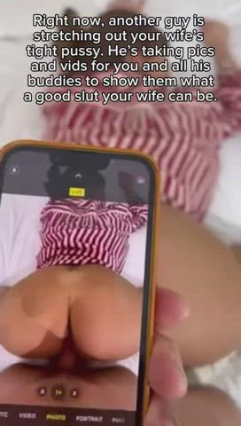 She loves knowing so many guys get off to pictures and videos of her getting railed