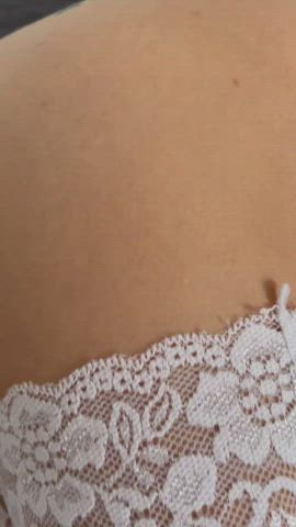 18 years old blonde booty lingerie small tits stockings tattoo teasing teen gif