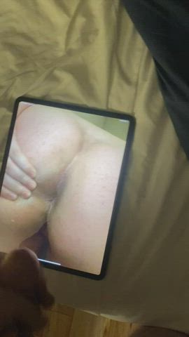 Cumshot Orgasm Tribute gif