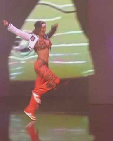 abs big tits fake tits fitness huge tits tits wrestling gif
