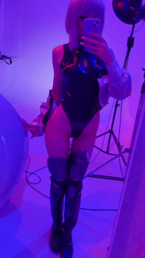 Lucy from Cyberpunk by Axilirator